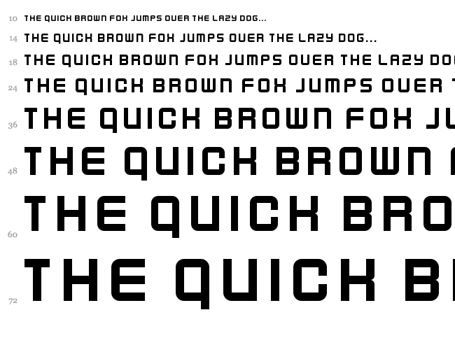 Kenney Future font waterfall